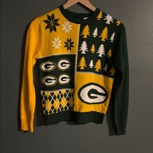 Green Bay Packers youth Sweater - Green and Yellow